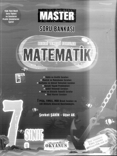 MASTER SORU BANKASI MATEMATİK Fenomen Fotokopi - YKS - KPSS - ALES