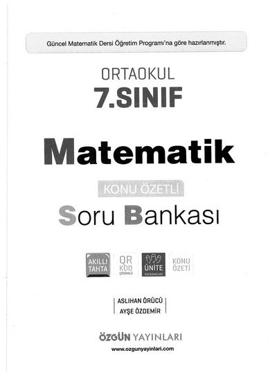 MATEMATİK KONU ÖZETLİ SORU BANKASI Fenomen Fotokopi - YKS - KPSS - ALES