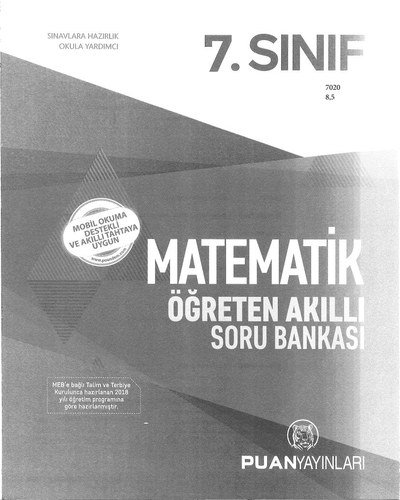 MATEMATİK ÖĞRETEN AKILLI SORU BANKASI Fenomen Fotokopi - YKS - KPSS - ALES