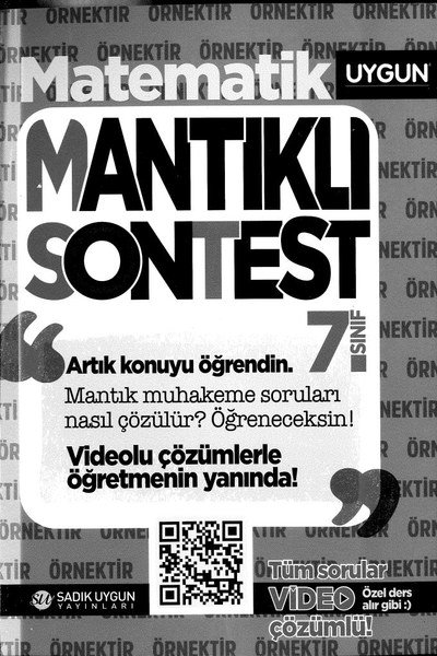 MATEMATİK MANTIKLI SONTEST
