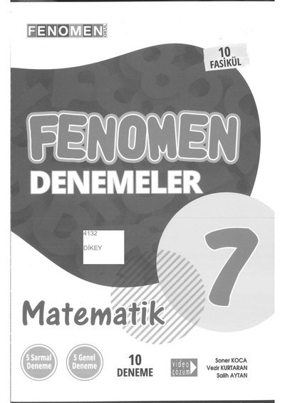 FENOMEN DENEMELER MATEMATİK 10 DENEME Fenomen Fotokopi - YKS - KPSS - ALES