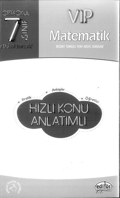 VIP MATEMATİK HIZLI KONU ANLATIMLI Fenomen Fotokopi - YKS - KPSS - ALES