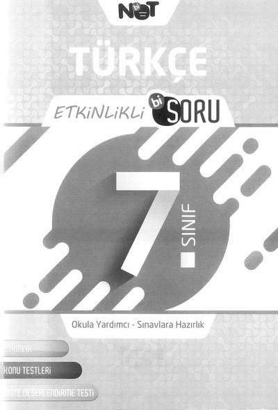 TÜRKÇE ETKİNLİKLİ Bİ SORU