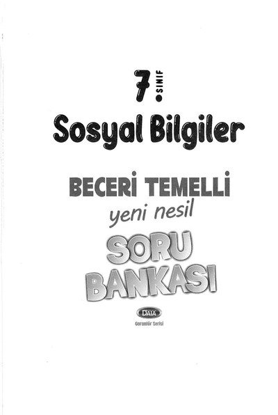 SOSYAL BİLGİLER BECERİ TEMELLİ SORU BANKASI
