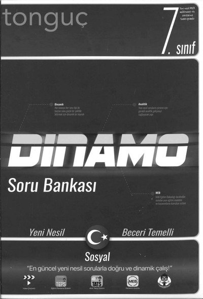DİNAMO SORU BANKASI SOSYAL BİLGİLER Fenomen Fotokopi - YKS - KPSS - ALES