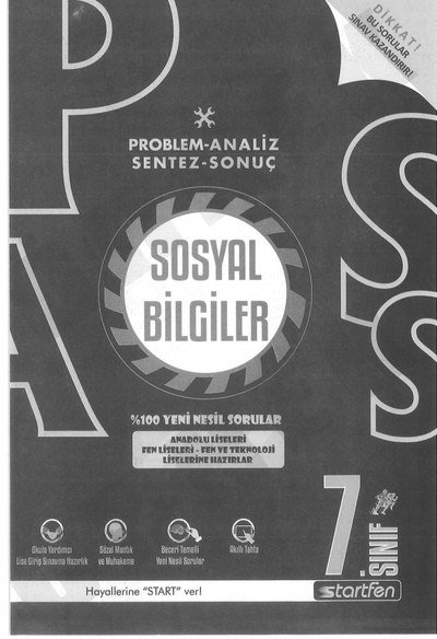 PROBLEM ANALİZ SENTEZ SONUÇ SOSYAL BİLGİLER Fenomen Fotokopi - YKS - KPSS - ALES