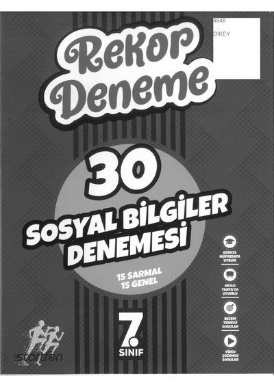 REKOR DENEME 30 SOSYAL BİLGİLER DENEMESİ Fenomen Fotokopi - YKS - KPSS - ALES