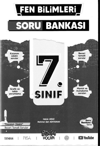 FEN BİLİMLERİ SORU BANKASI Fenomen Fotokopi - YKS - KPSS - ALES