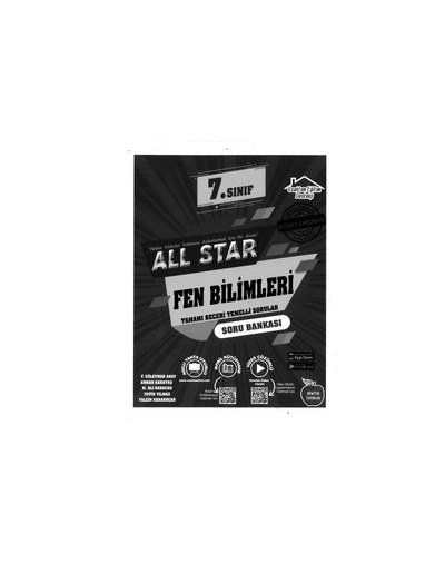 ALL STAR FEN BİLİMLERİ SORU BANKASI Fenomen Fotokopi - YKS - KPSS - ALES