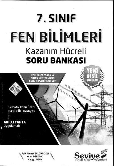 FEN BİLİMLERİ KAZANIM HÜCRELİ SORU BANKASI Fenomen Fotokopi - YKS - KPSS - ALES