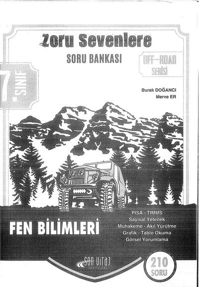 ZORU SEVENLERE SORU BANKASI FEN BİLİMLERİ Fenomen Fotokopi - YKS - KPSS - ALES