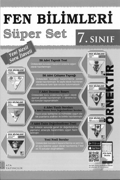 FEN BİLİMLERİ SÜPER SET Fenomen Fotokopi - YKS - KPSS - ALES
