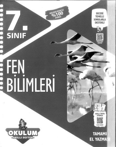 FEN BİLİMLERİ OKULUM AKILLI DEFTER Fenomen Fotokopi - YKS - KPSS - ALES