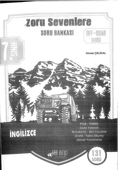 ZORU SEVENLERE SORU BANKASI İNGİLİZCE Fenomen Fotokopi - YKS - KPSS - ALES