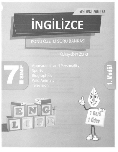 İNGİLİZCE KONU ÖZETLİ SORU BANKASI Fenomen Fotokopi - YKS - KPSS - ALES
