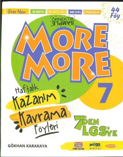 MORE MORE HAFTALIK KAZANIM KAVRAMA FÖYLERİ Fenomen Fotokopi - YKS - KPSS - ALES