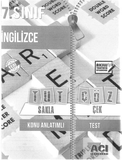İNGİLİZCE KONU ANLATIMLI TEST