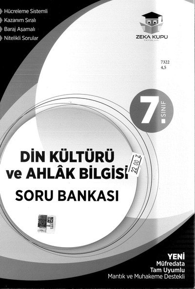 DİN KÜLTÜRÜ VE AHLAK BİLGİSİ SORU BANKASI Fenomen Fotokopi - YKS - KPSS - ALES