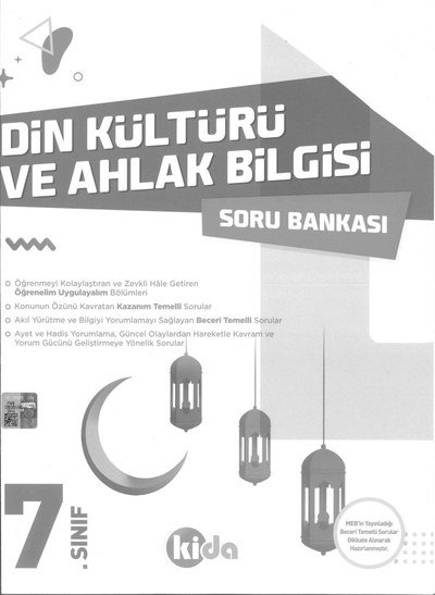 DİN KÜLTÜRÜ VE AHLAK BİLGİSİ SORU BANKASI Fenomen Fotokopi - YKS - KPSS - ALES