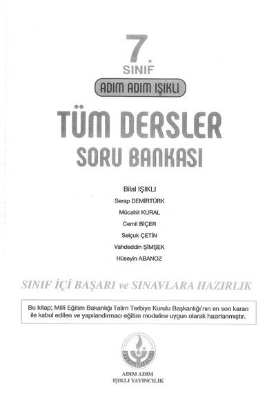 ADIM ADIM IŞIKLI TÜM DERSLER SORU BANKASI Fenomen Fotokopi - YKS - KPSS - ALES