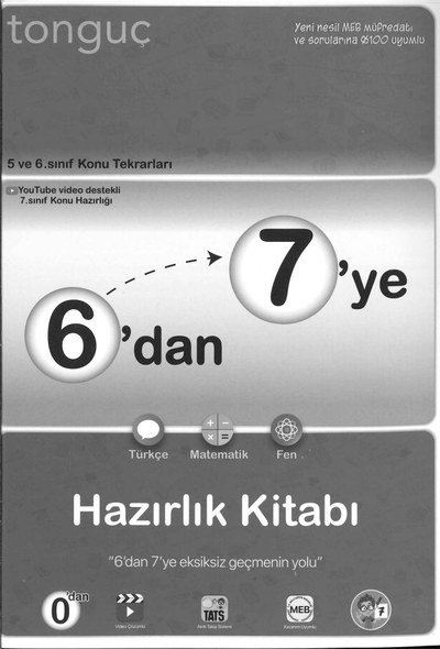 6'DAN 7'YE HAZIRLIK KİTABI