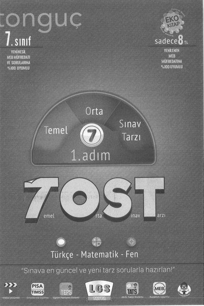 TEMEL ORTA SINAV TARZI 1. ADIM TOST Fenomen Fotokopi - YKS - KPSS - ALES