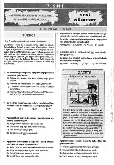 6 ADET DENEME ÇÖZÜMLÜ Fenomen Fotokopi - YKS - KPSS - ALES