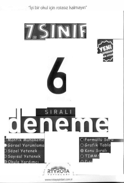 SIRALI DENEME Fenomen Fotokopi - YKS - KPSS - ALES