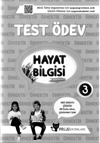 HAYAT BİLGİSİ TEST ÖDEV Fenomen Fotokopi - YKS - KPSS - ALES