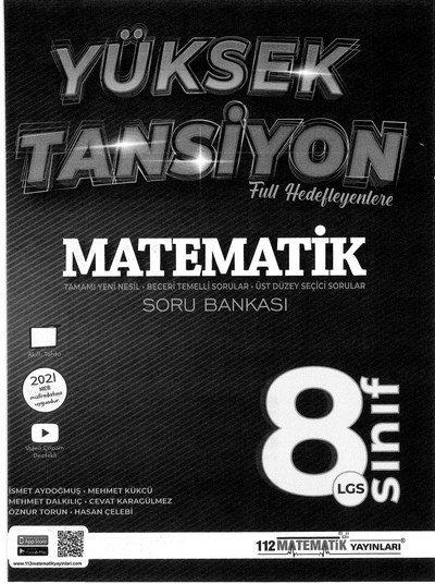 YÜKSEK TANSİYON MATEMATİK SORU BANKASI Fenomen Fotokopi - YKS - KPSS - ALES