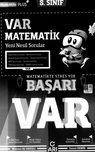VAR MATEMATİK BAŞARI VAR Fenomen Fotokopi - YKS - KPSS - ALES