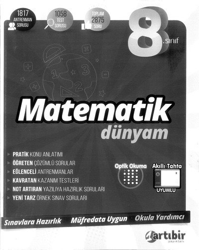 MATEMATİK DÜNYAM Fenomen Fotokopi - YKS - KPSS - ALES