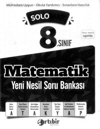 MATEMATİK YENİ NESİL SORU BANKASI Fenomen Fotokopi - YKS - KPSS - ALES