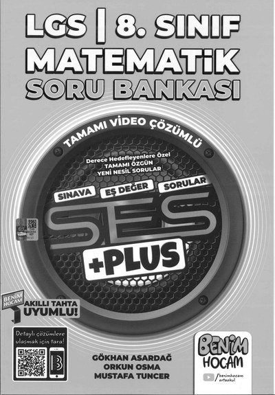 MATEMATİK SORU BANKASI SES+PLUS Fenomen Fotokopi - YKS - KPSS - ALES