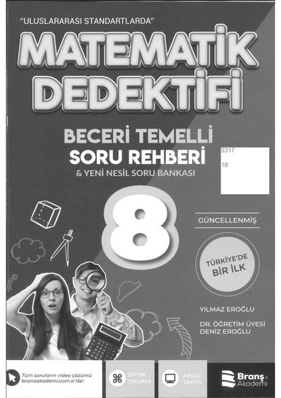 MATEMATİK DEDEKTİFİ BECERİ TEMELLİ SORU REHBERİ SORU BANKASI Fenomen Fotokopi - YKS - KPSS - ALES