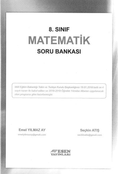 MATEMATİK SORU BANKASI