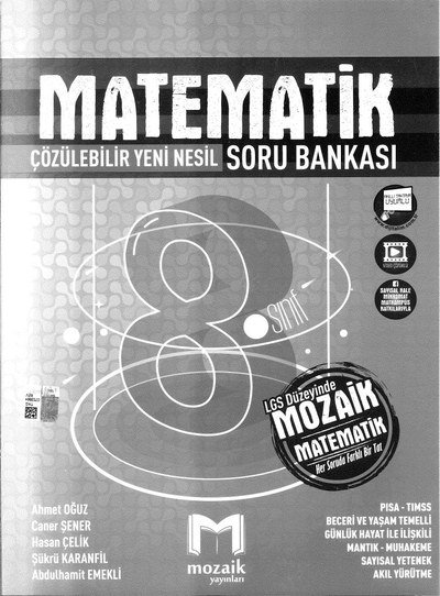 MATEMATİK ÇÖZÜLEBİLİR YENİ NESİL SORU BANKASI Fenomen Fotokopi - YKS - KPSS - ALES