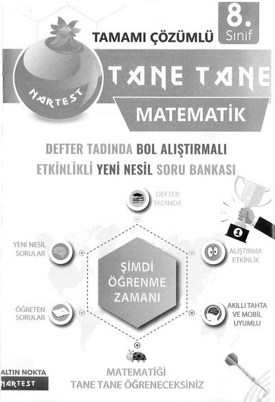 TAMAMI ÇÖZÜMLÜ TANE TANE MATEMATİK Fenomen Fotokopi - YKS - KPSS - ALES