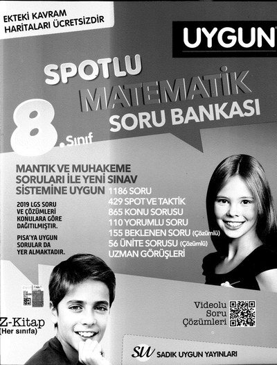 SPOTLU MATEMATİK SORU BANKASI Fenomen Fotokopi - YKS - KPSS - ALES