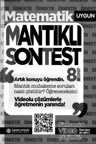 MATEMATİK MANTIKLI SONTEST Fenomen Fotokopi - YKS - KPSS - ALES