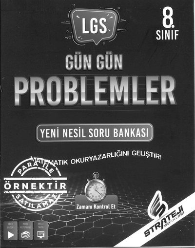 GÜN GÜN PROBLEMLER YENİ NESİL SORU BANKASI Fenomen Fotokopi - YKS - KPSS - ALES