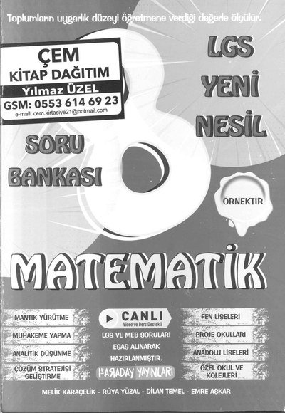 MATEMATİK SORU BANKASI LGS YENİ NESİL