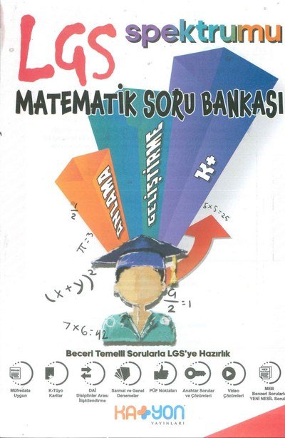 LGS SPREKTRUMU MATEMATİK SORU BANKASI Fenomen Fotokopi - YKS - KPSS - ALES