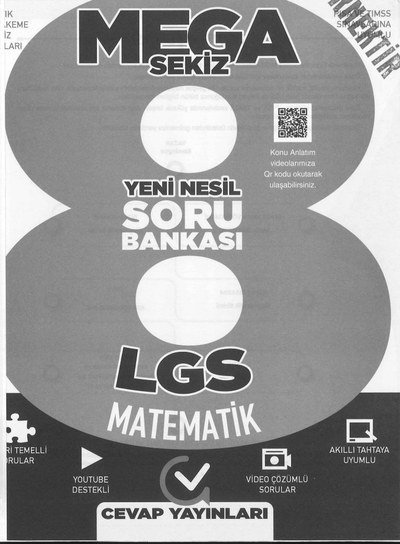 MEGA SEKİZ YENİ NESİL SORU BANKASI Fenomen Fotokopi - YKS - KPSS - ALES