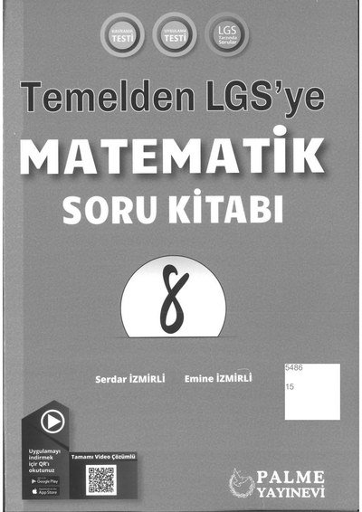 TEMELDEN LGS'YE MATEMATİK SORU KİTABI Fenomen Fotokopi - YKS - KPSS - ALES