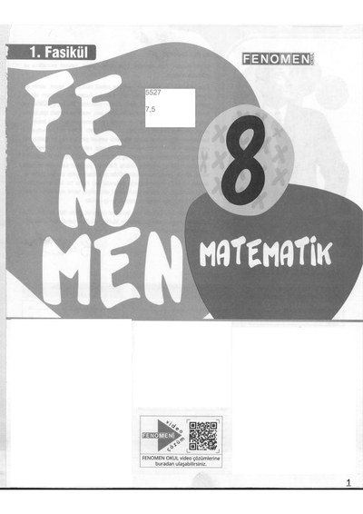 FENOMEN MATEMATİK SORU BANKASI 1. FASİKÜL Fenomen Fotokopi - YKS - KPSS - ALES