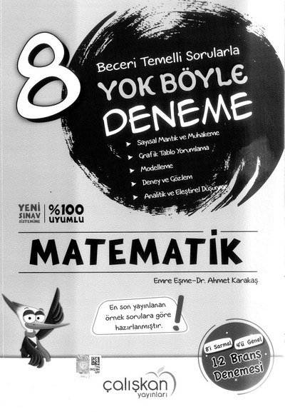 MATEMATİK YOK BÖYLE DENEME Fenomen Fotokopi - YKS - KPSS - ALES