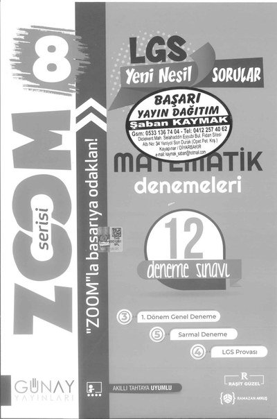 LGS YENİ NESİL SORULAR MATEMATİK DENEMELERİ Fenomen Fotokopi - YKS - KPSS - ALES