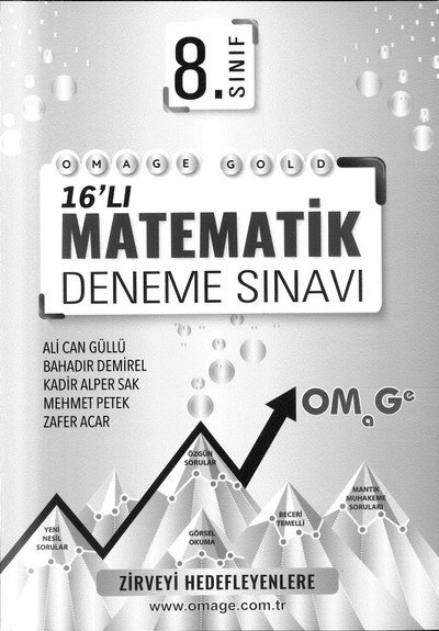 16'LI MATEMATİK DENEME SINAVI Fenomen Fotokopi - YKS - KPSS - ALES