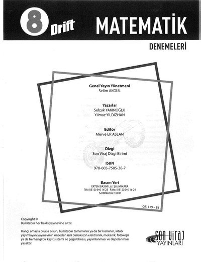 MATEMATİK DENEMELERİ Fenomen Fotokopi - YKS - KPSS - ALES